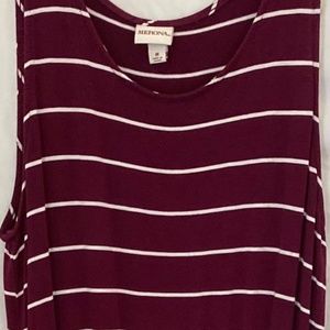 Extra long maroon Dress made by Merona